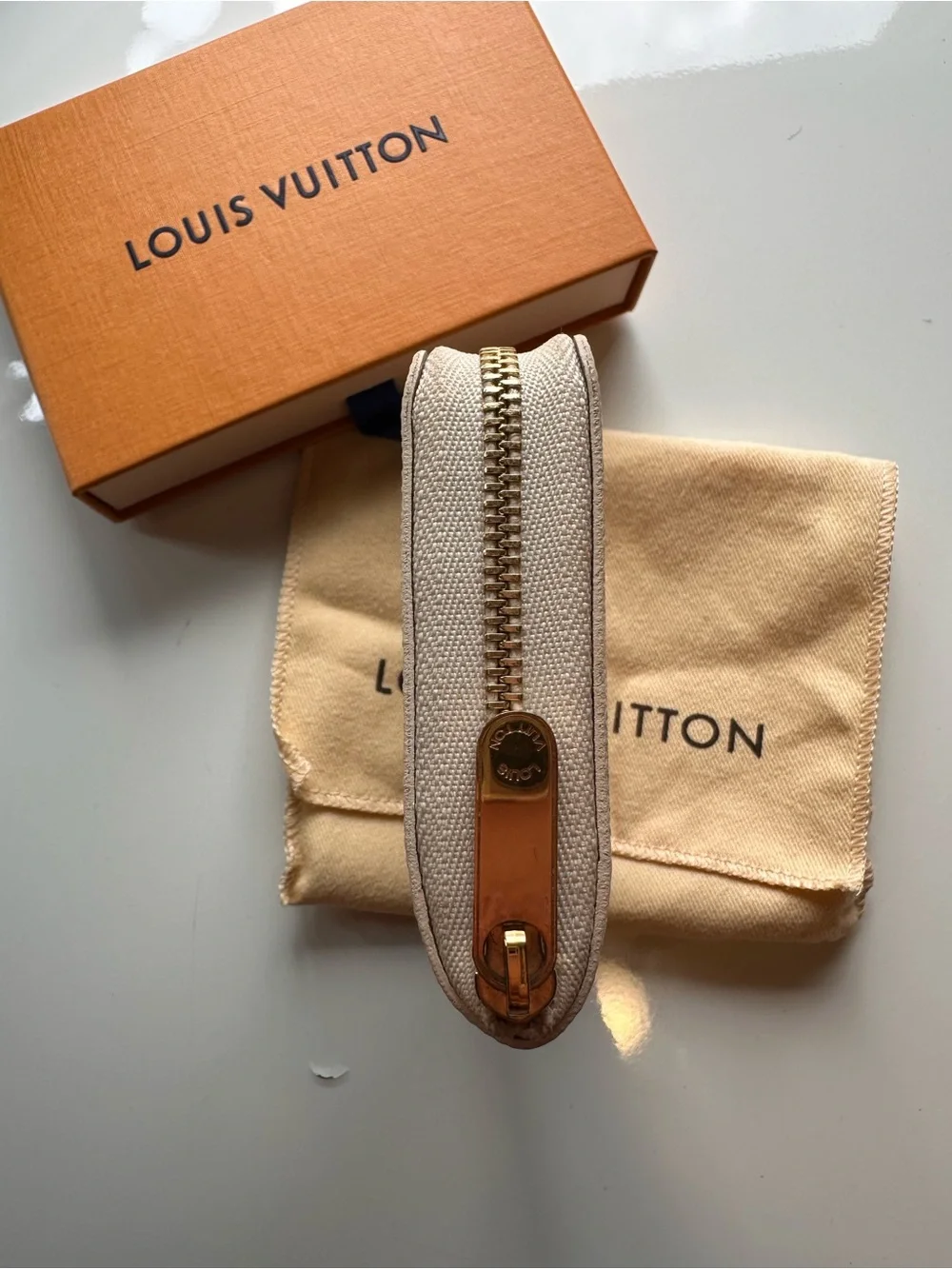 Louis Vuitton Damier Azur Zippy Coin Purse